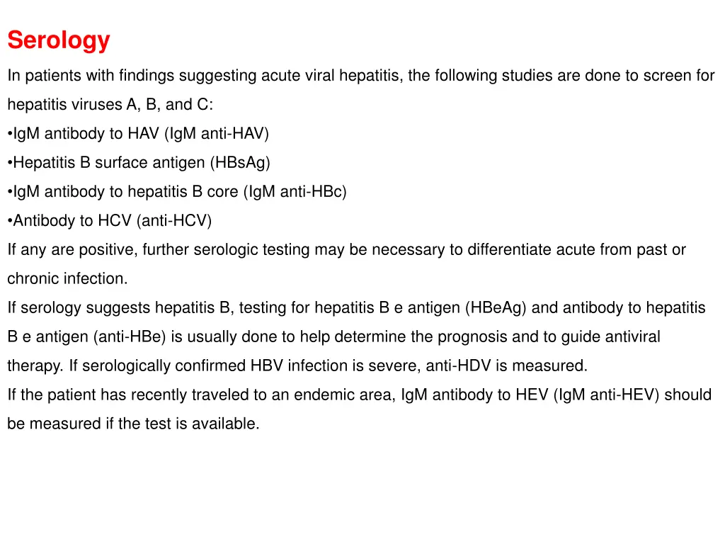 serology