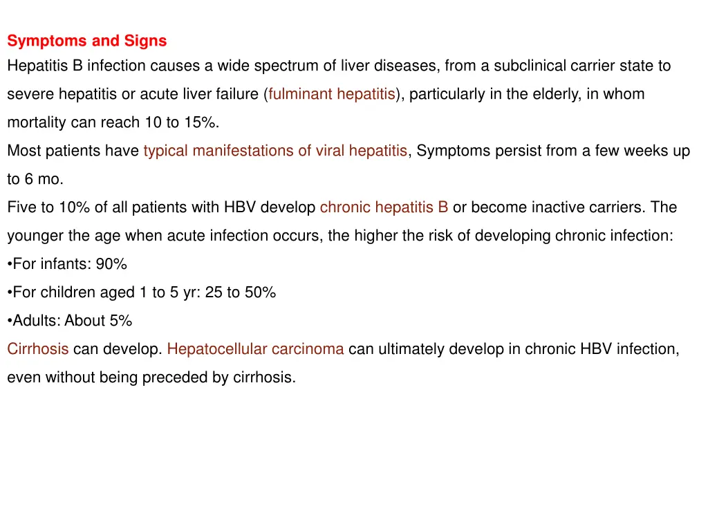 symptoms and signs hepatitis b infection causes