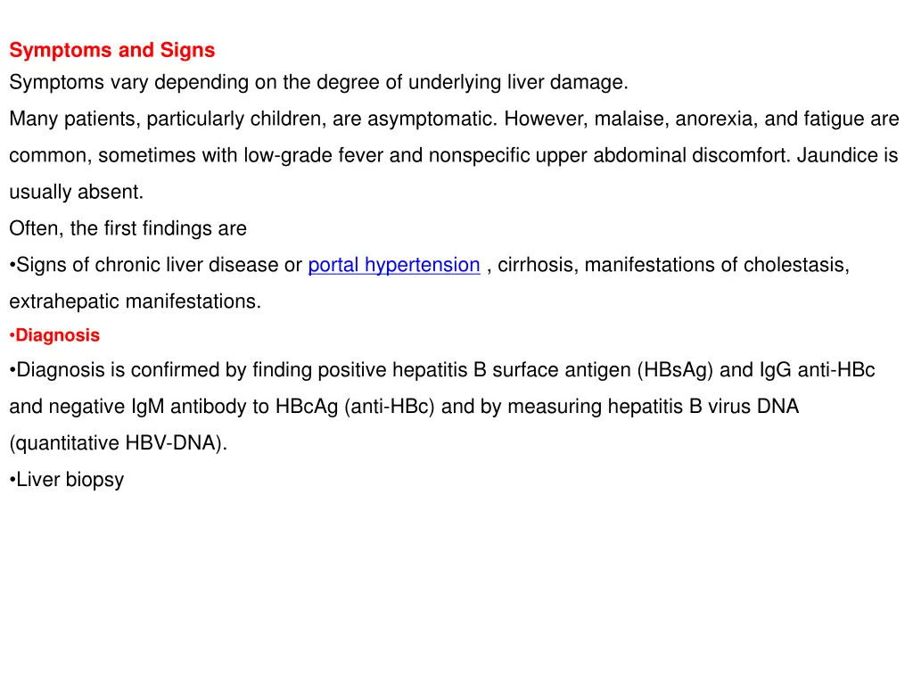 symptoms and signs symptoms vary depending