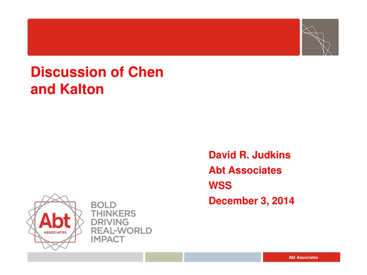 discussion of chen and kalton