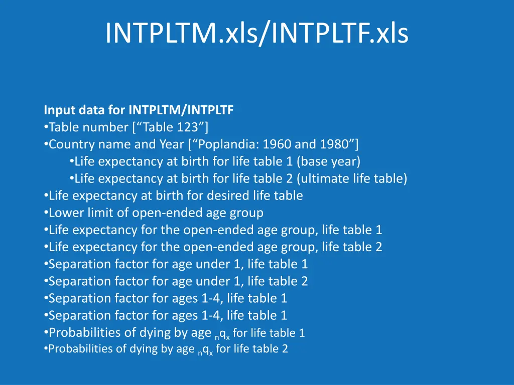 intpltm xls intpltf xls