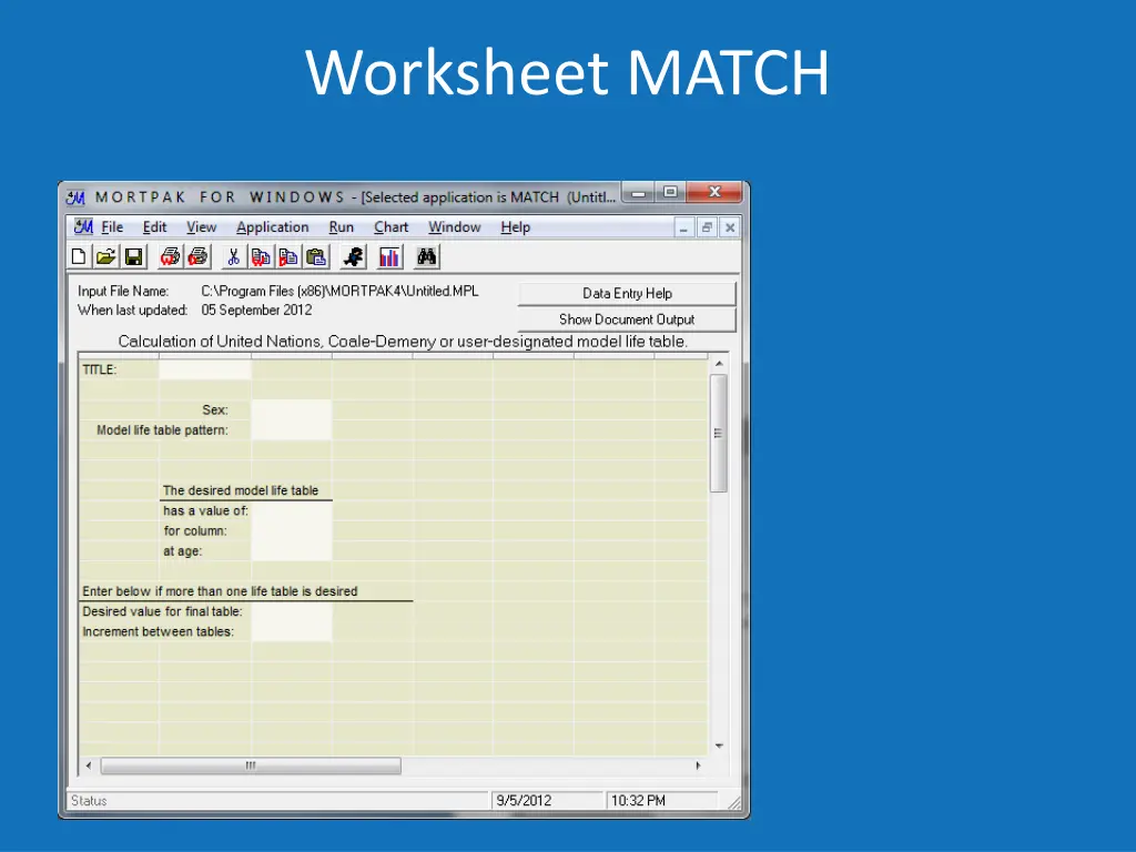worksheet match