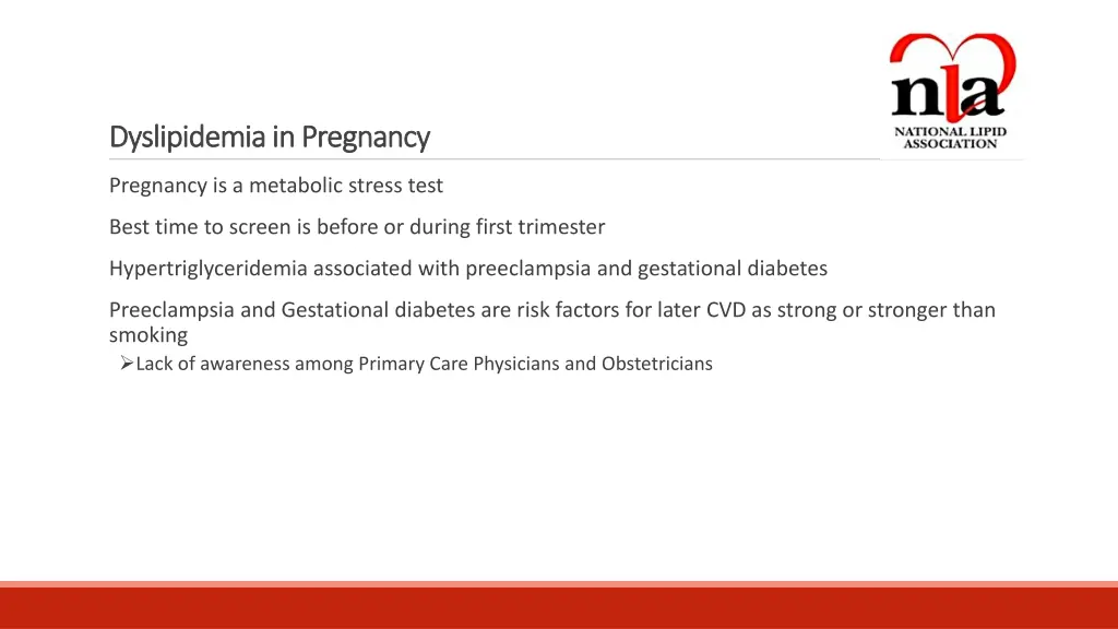dyslipidemia in pregnancy dyslipidemia