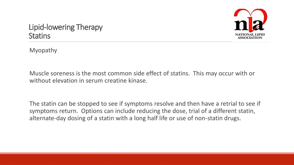 lipid lipid lowering therapy lowering therapy 1
