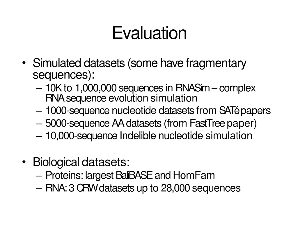 evaluation
