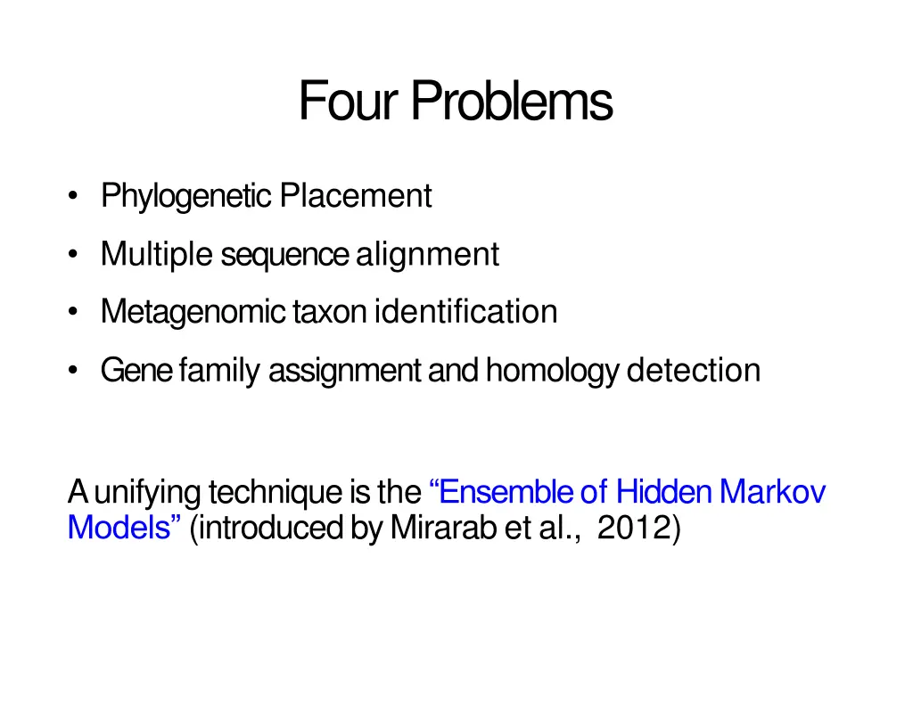 four problems