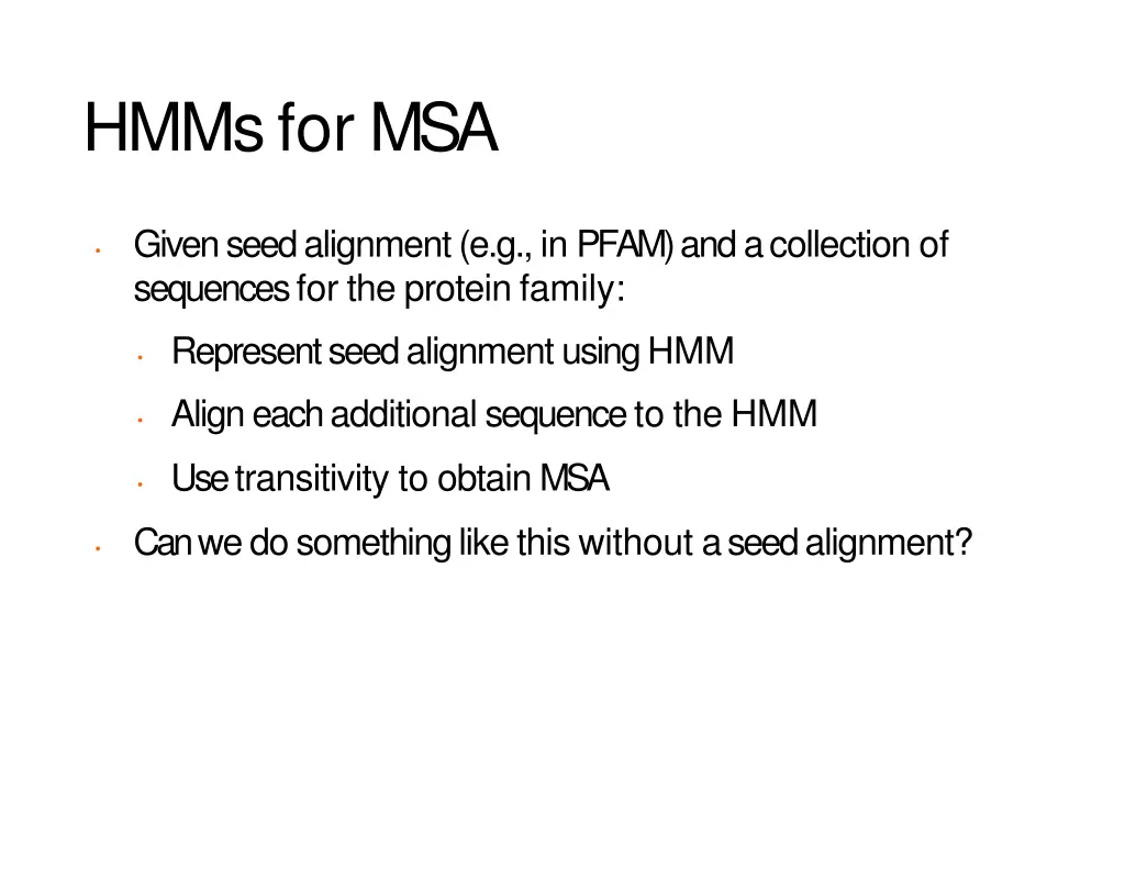 hmms for msa 1