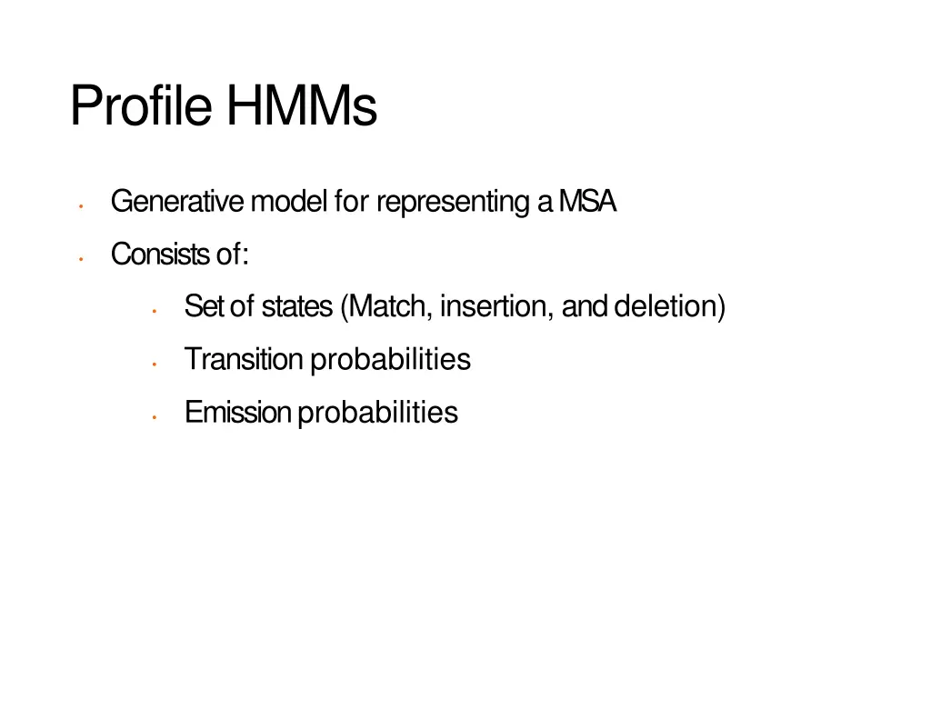 profile hmms