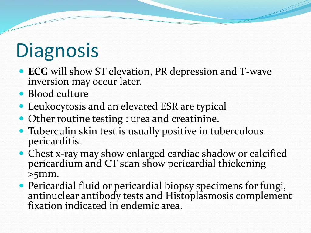 diagnosis ecg will show st elevation