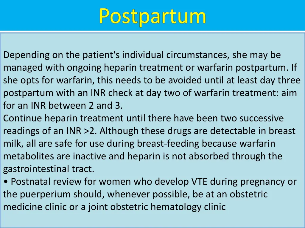 depending on the patient s individual