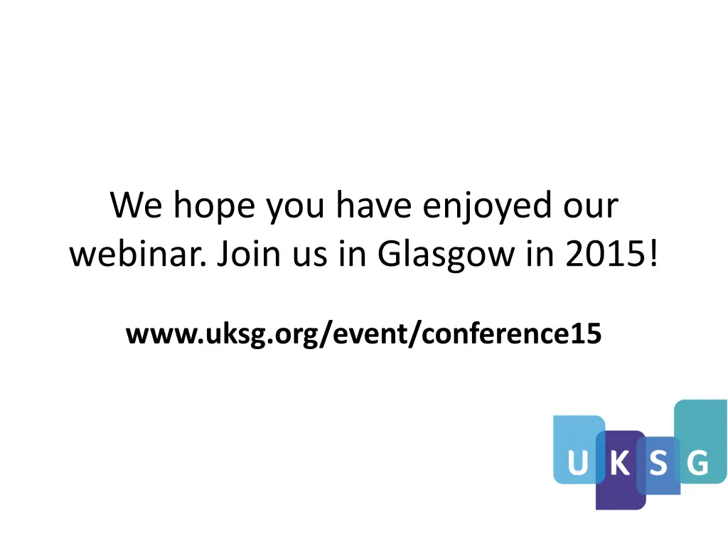 we hope you have enjoyed our webinar join