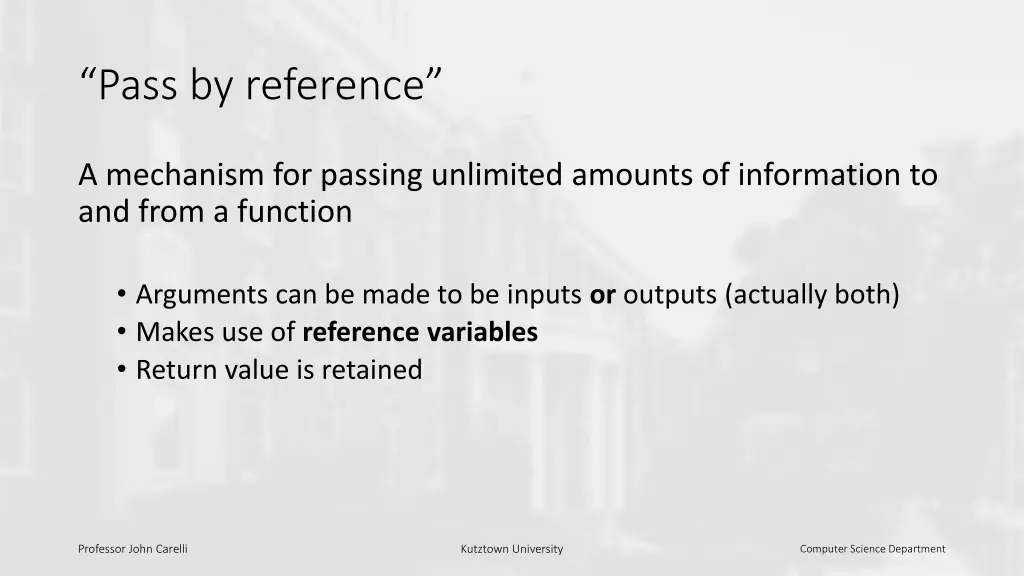 pass by reference