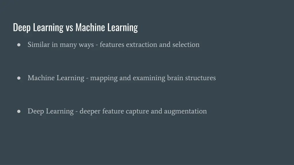 deep learning vs machine learning