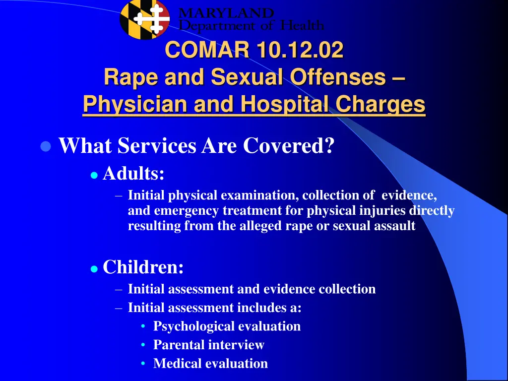 comar 10 12 02 rape and sexual offenses physician 1