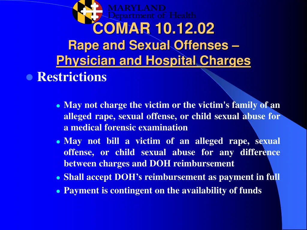 comar 10 12 02 rape and sexual offenses physician 7
