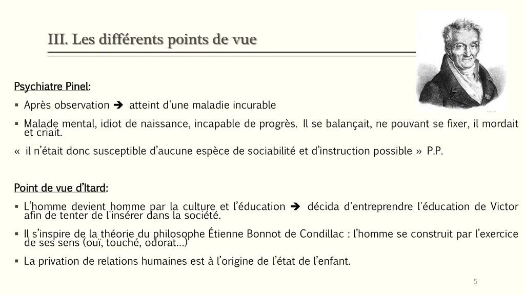 iii les diff rents points de vue