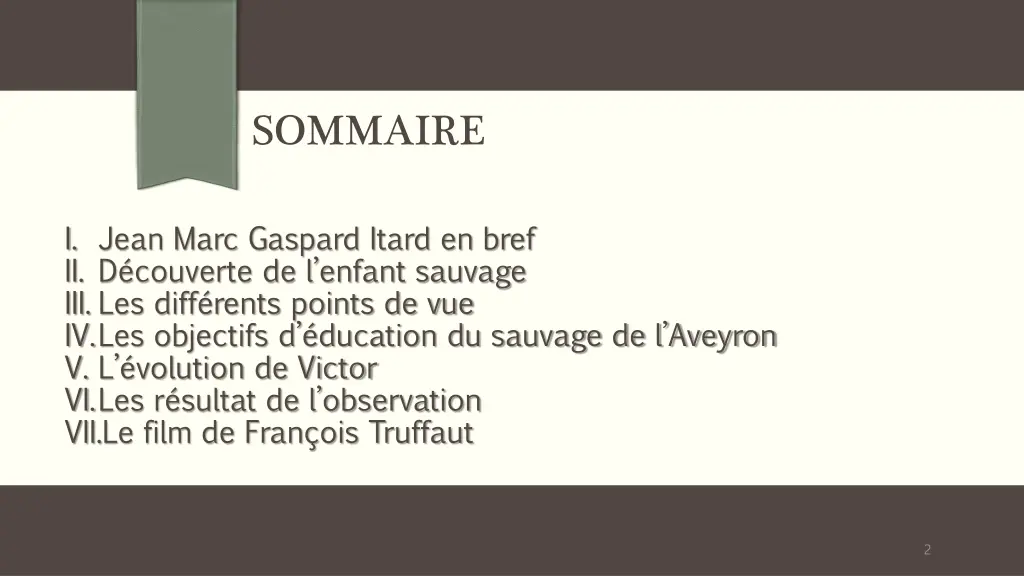 sommaire