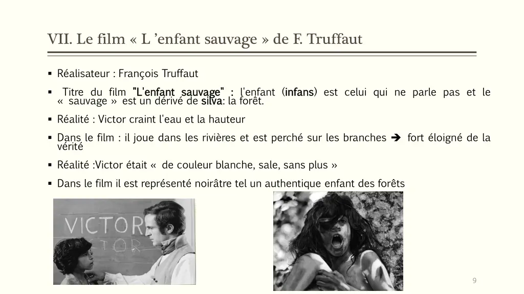 vii le film l enfant sauvage de f truffaut
