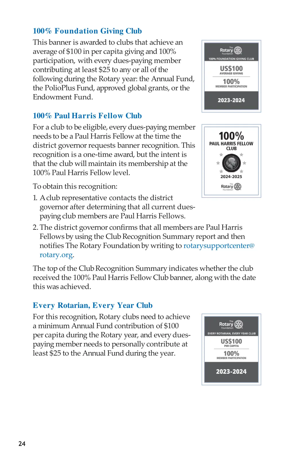 100 foundation giving club