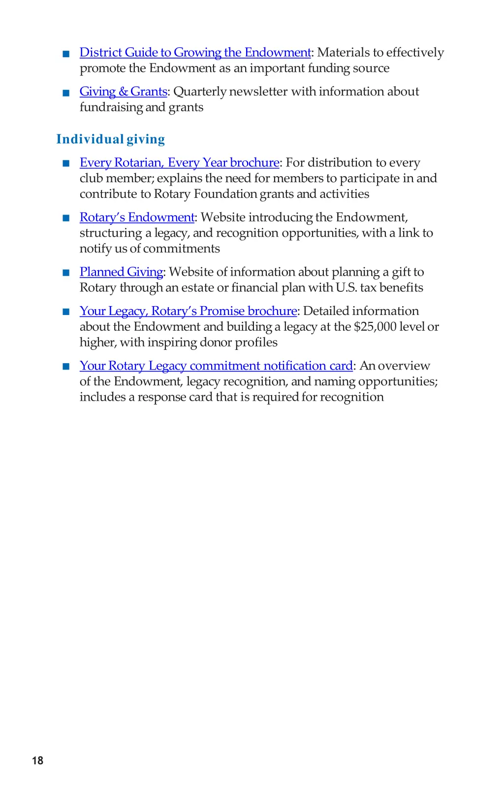 district guide to growing the endowment materials
