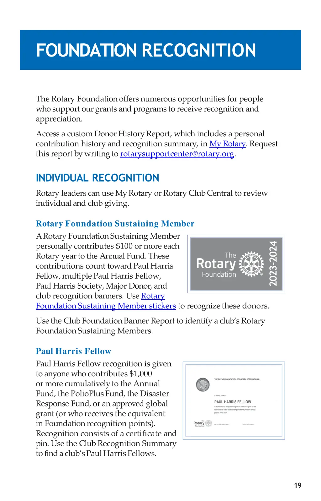 foundation recognition