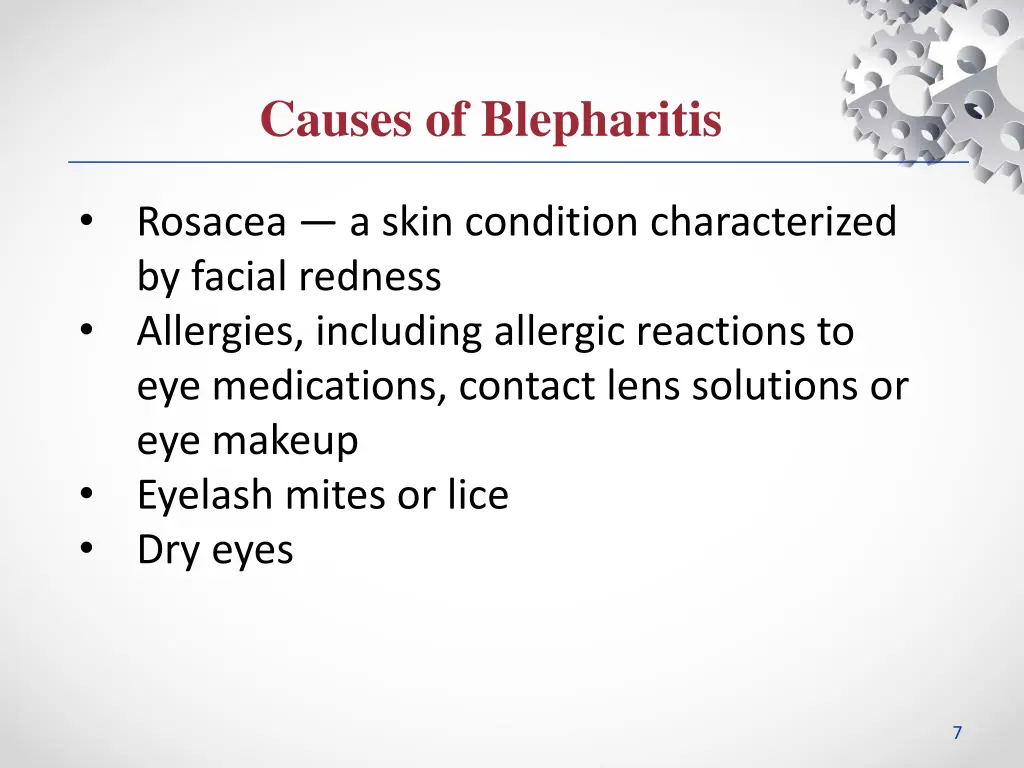 causes of blepharitis 1