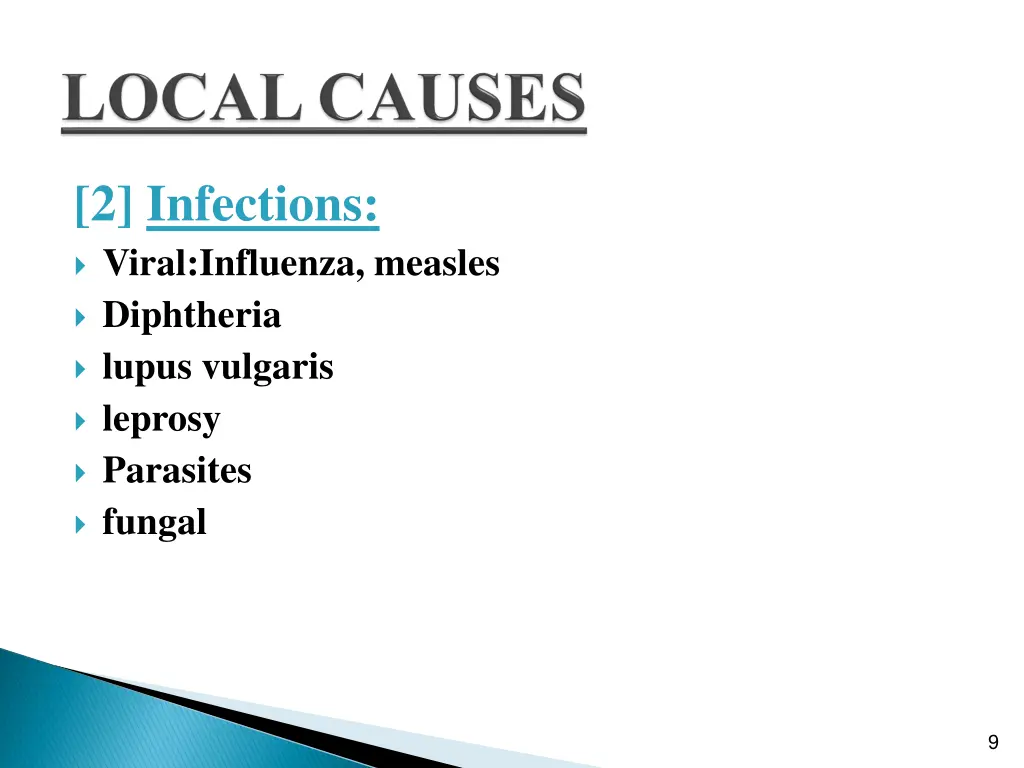2 infections viral influenza measles diphtheria