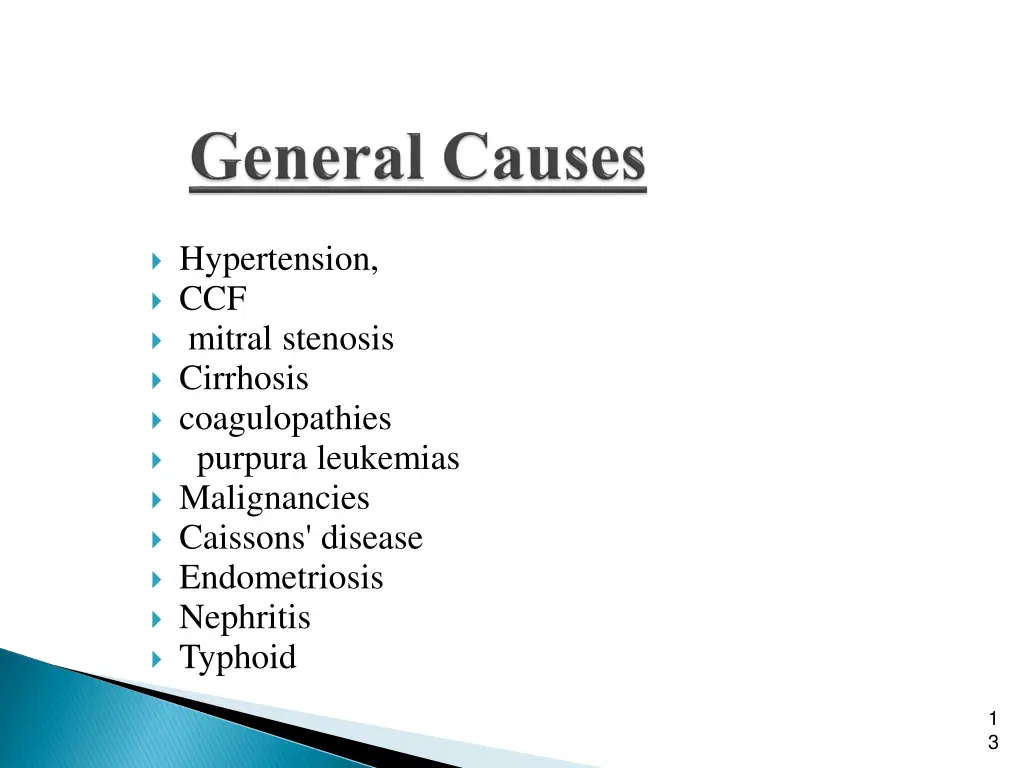 hypertension ccf mitral stenosis cirrhosis