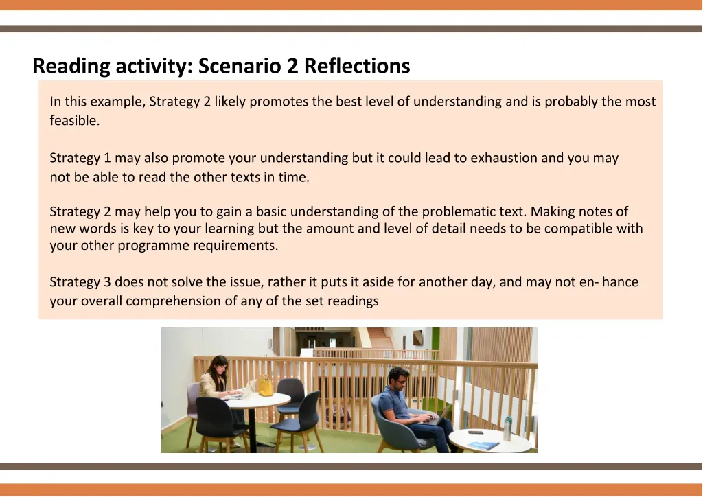 reading activity scenario 2 reflections