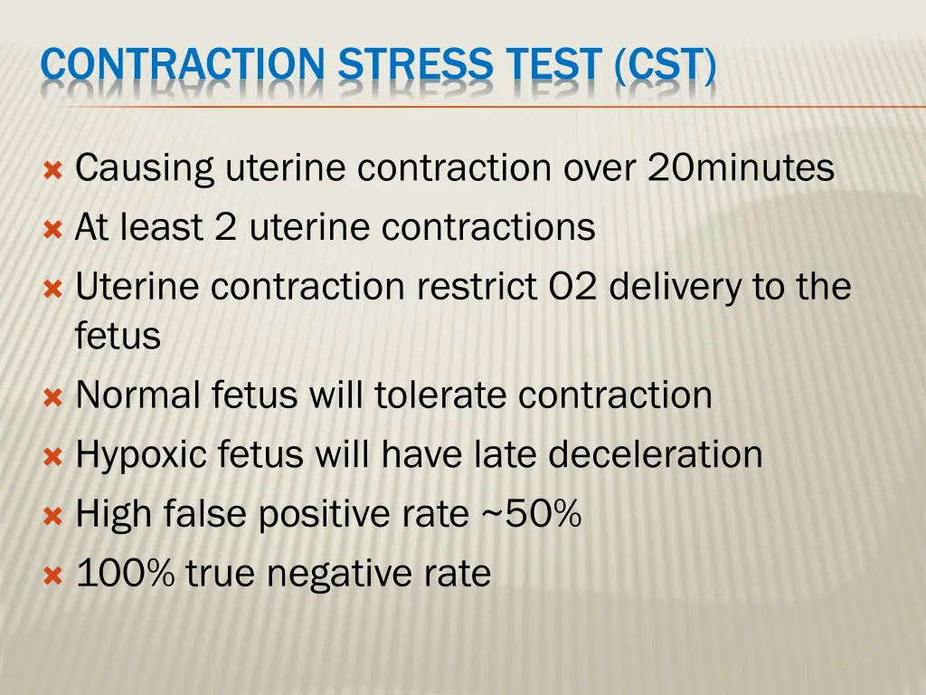 contraction stress test cst
