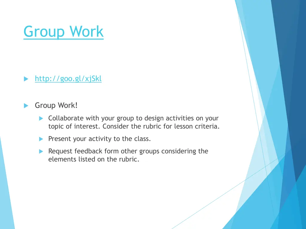 group work