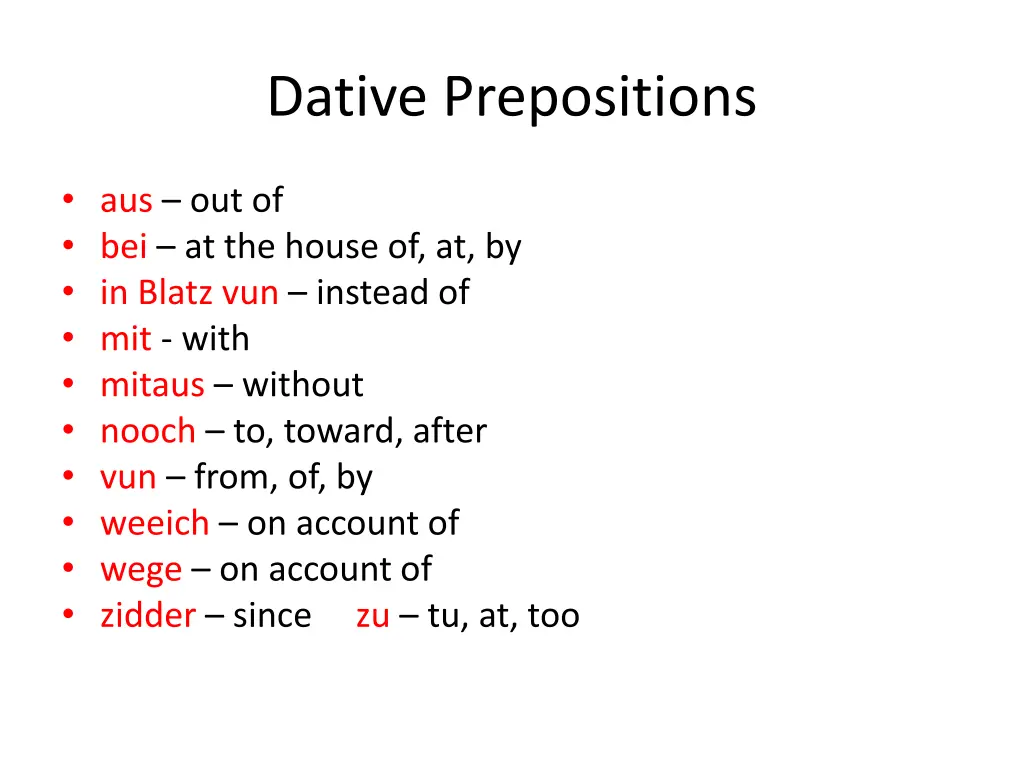 dative prepositions 1