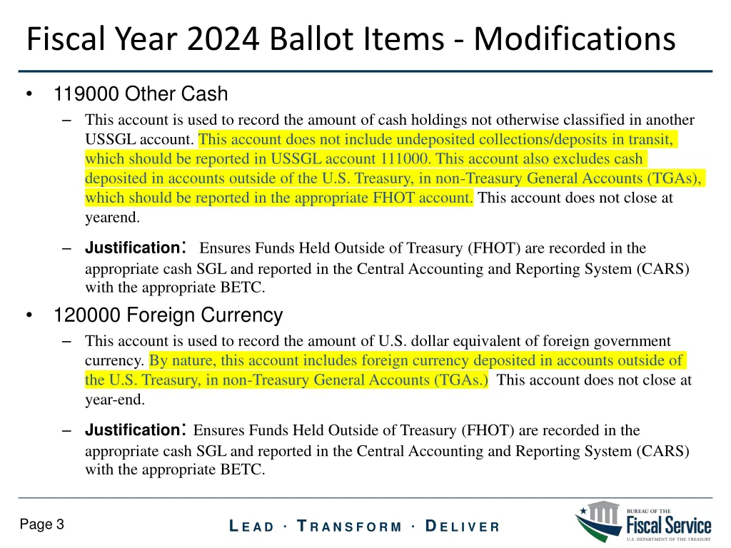 fiscal year 2024 ballot items modifications