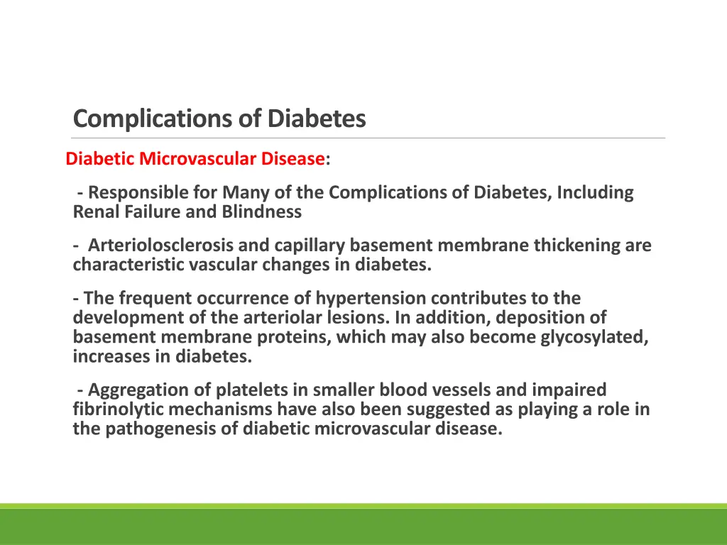 complications of diabetes