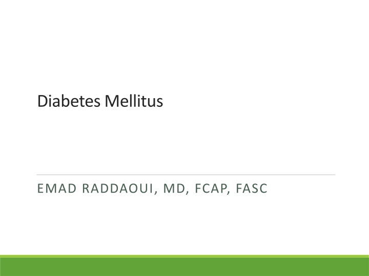 diabetes mellitus
