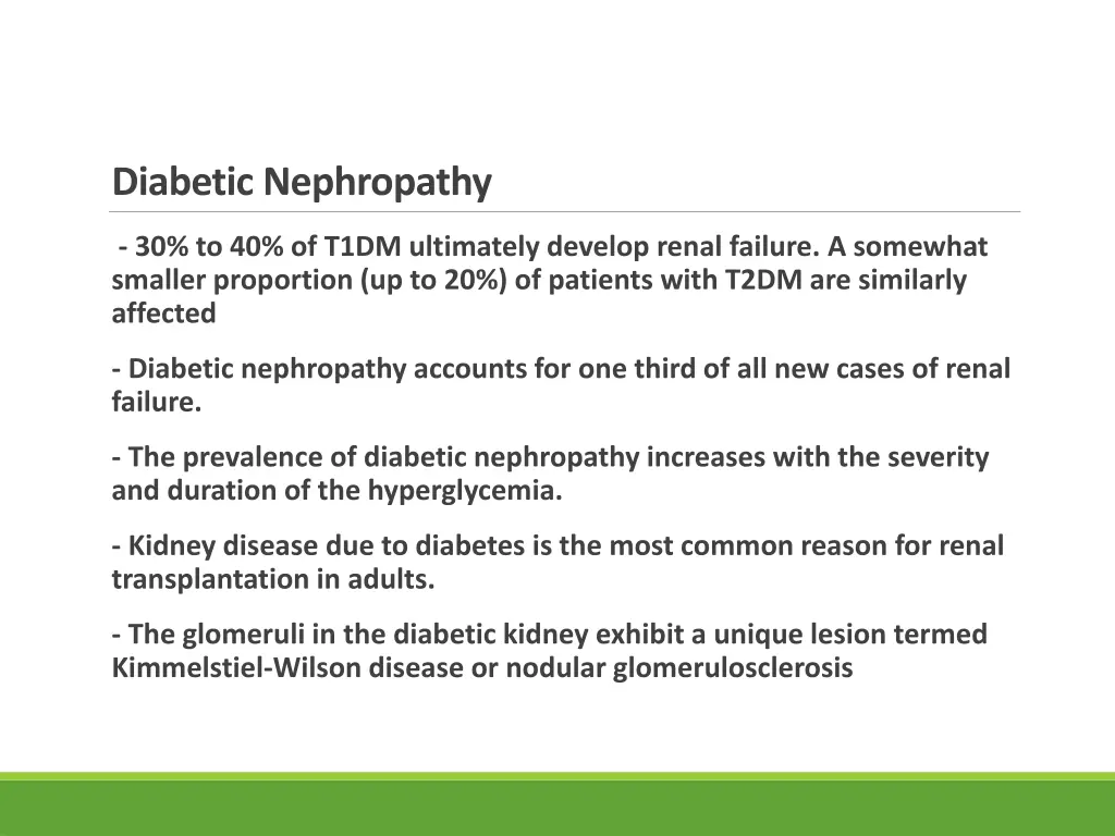 diabetic nephropathy