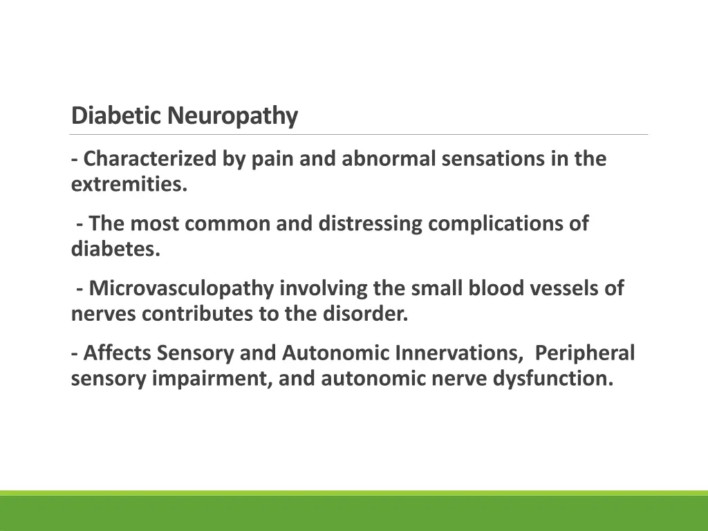 diabetic neuropathy
