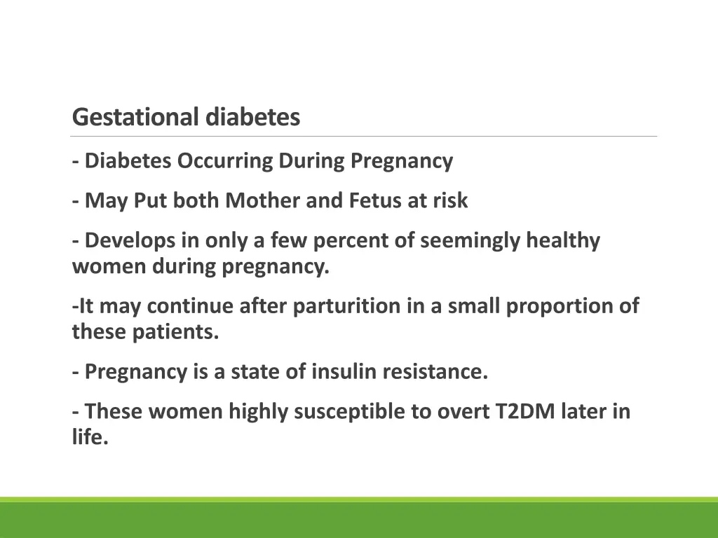 gestational diabetes