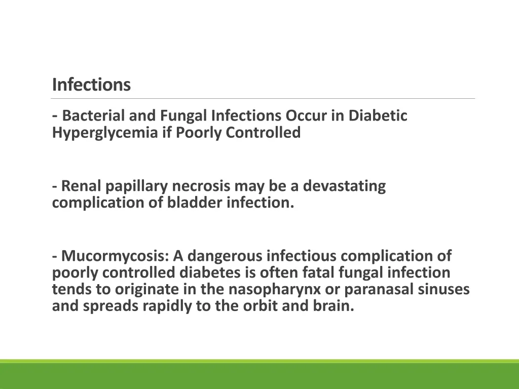 infections