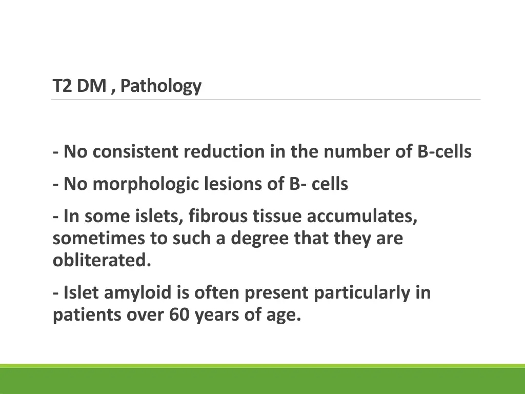t2 dm pathology