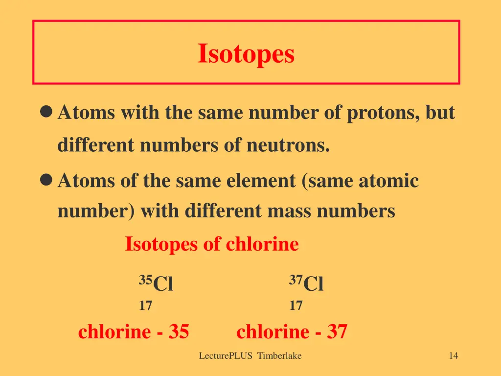 isotopes