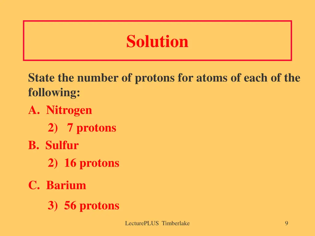 solution