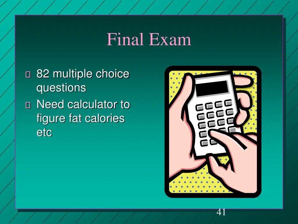 final exam