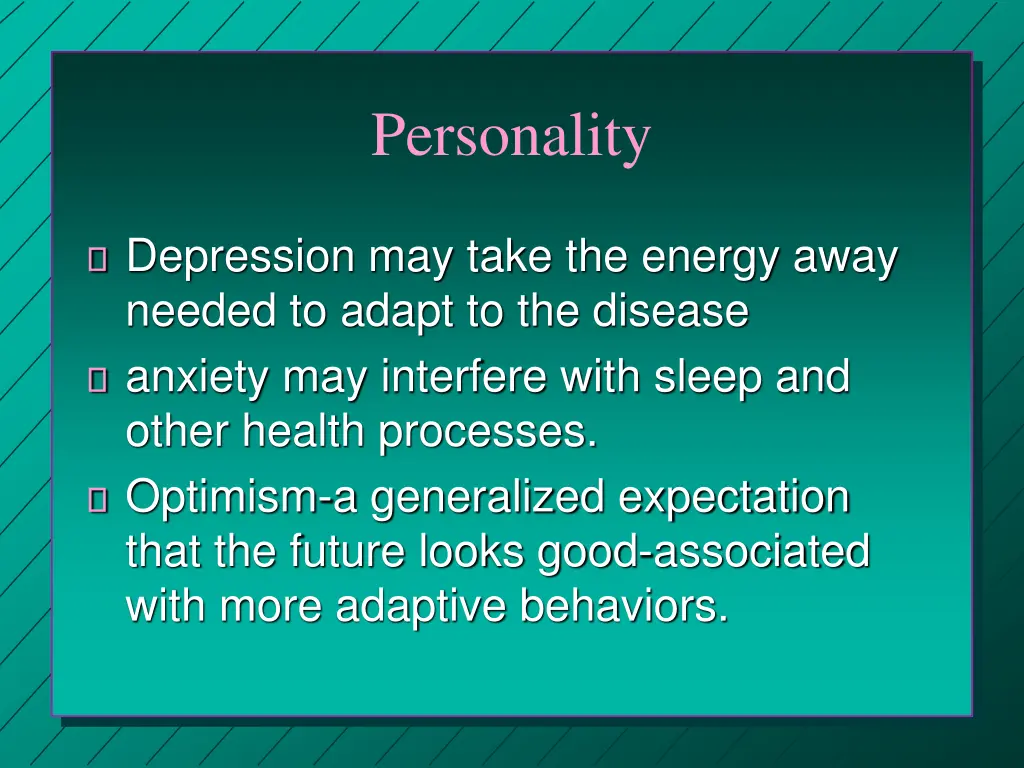 personality
