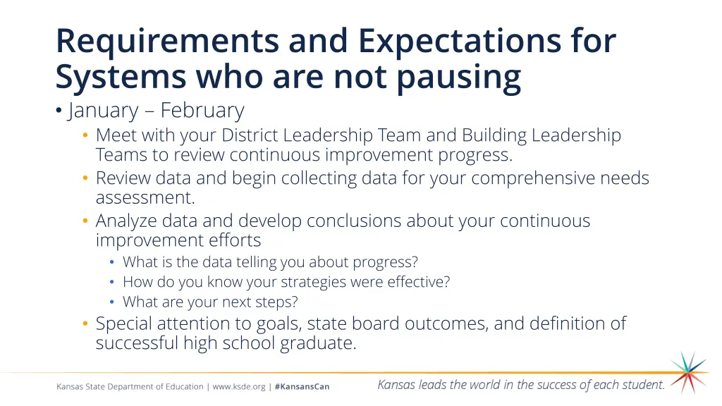 requirements and expectations for systems 1
