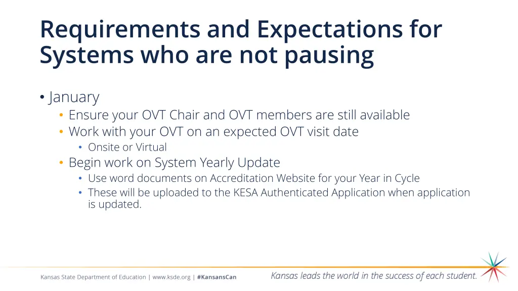 requirements and expectations for systems