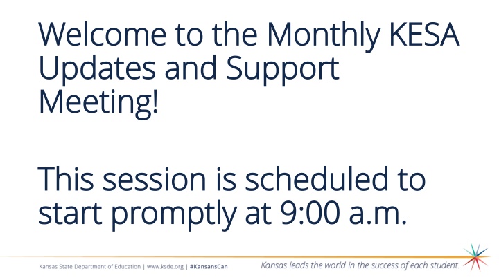 welcome to the monthly kesa welcome