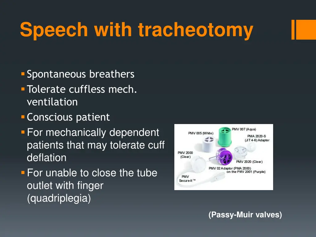 speech with tracheotomy