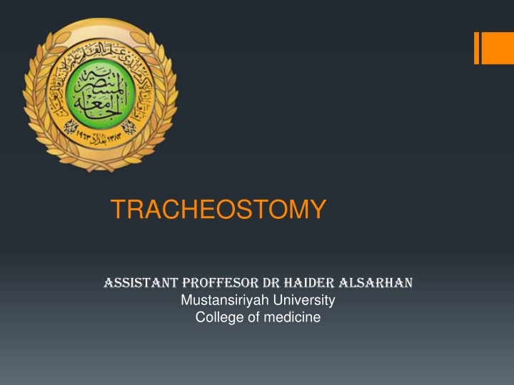 tracheostomy