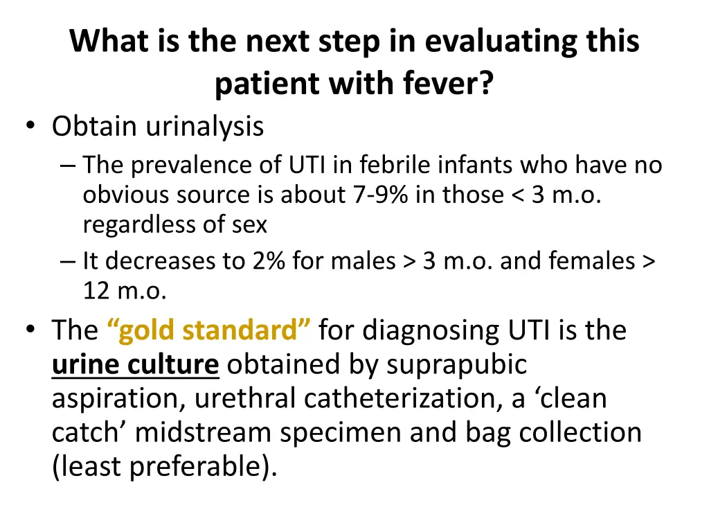 what is the next step in evaluating this patient